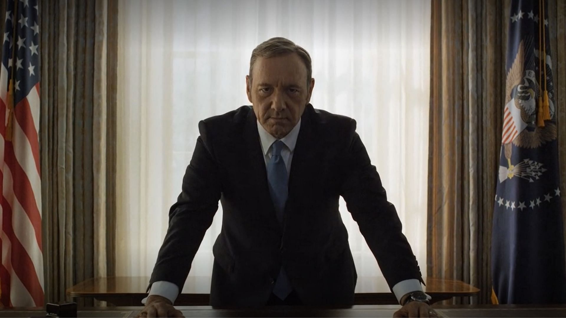 Frank’s asides were excerpts from his secret audio diary (Image via Netflix)